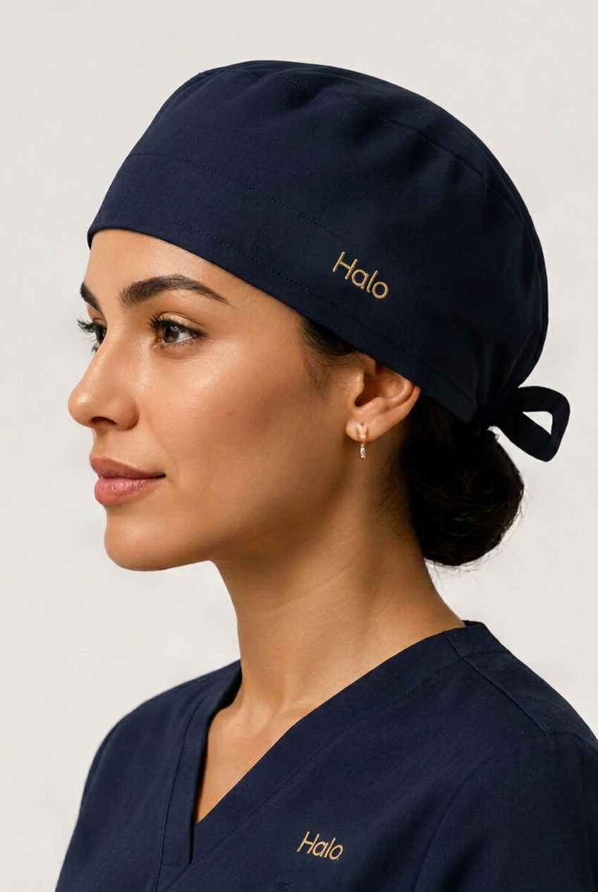 HALO Bouffant Scrub Cap in Midnight Navy