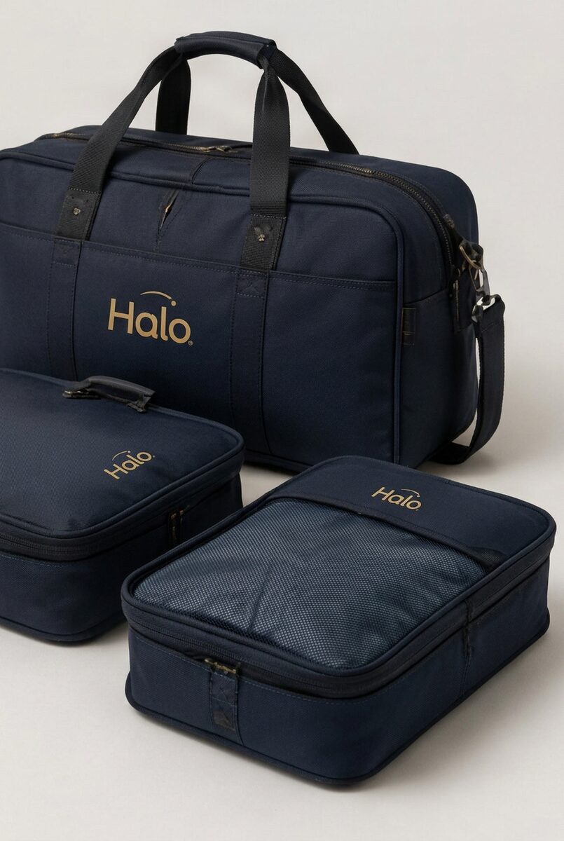 HALO Travel Set — Limited in Midnight Navy